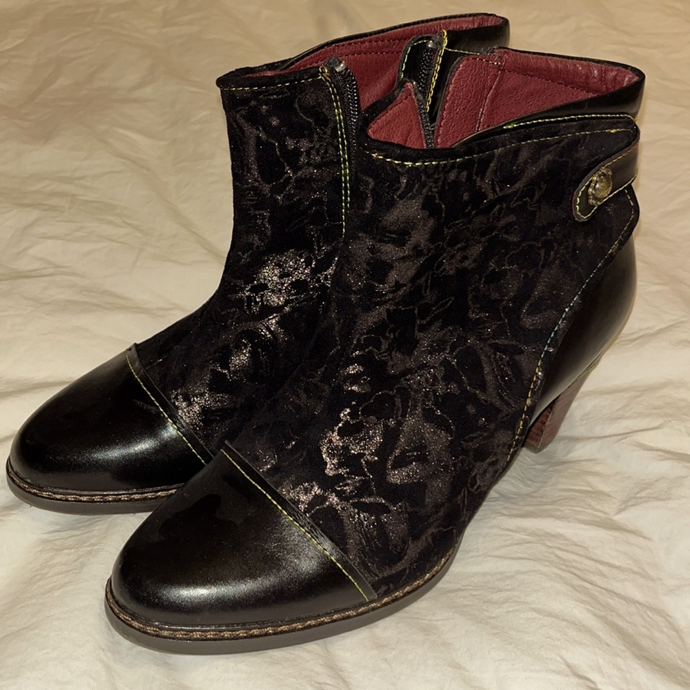 Spring Step L’Artiste leather boots, size 41 (9.5-10)